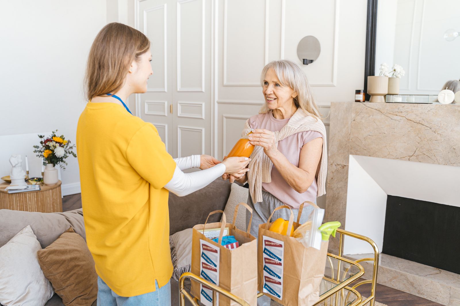 205457 A-Team Personal Care caregiver with a senior at home in Centennial Hills